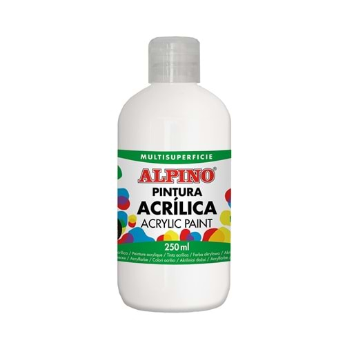 ALPİNO 250 ML AKRİLİK BOYA BEYAZ RENK