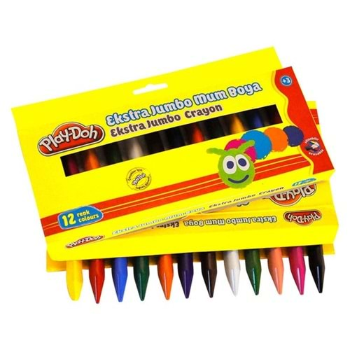 PLAY-DOH CRAYON EXTRA JUMBO 12 RENK