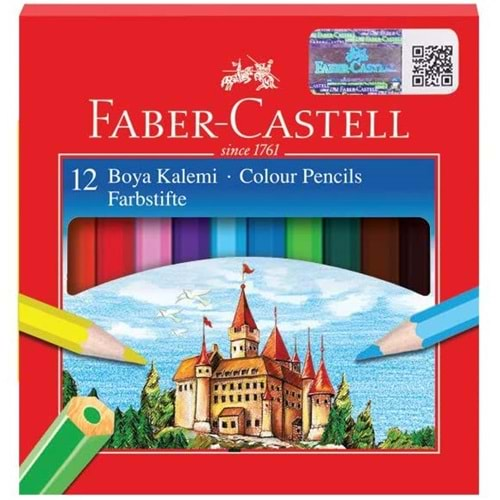 FABER CASTELL 12 Lİ KISA KURU BOYA 5171