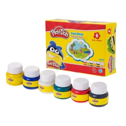 PLAY-DOH GUAJ BOYA 6 RENK 30 ML.