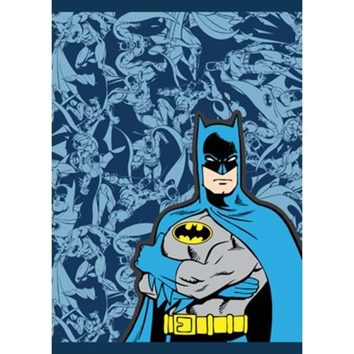 UMUR BATMAN 6012-K PLASTİK KAPAK DEFTER A4 60 YAPRAK KARELİ