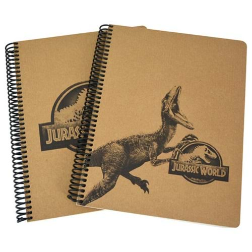 UMUR JW1003-Ç JURASSIC WORLD KRAFT DEFTER 100 YAPRAK ÇİZGİLİ