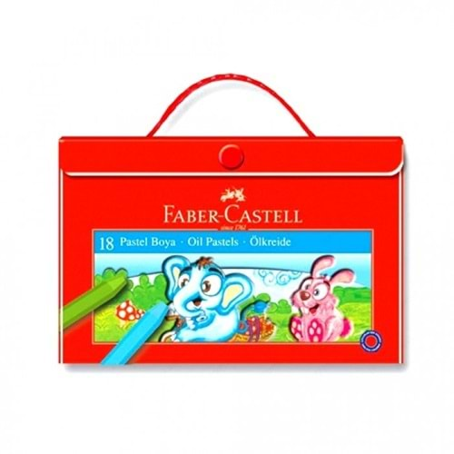 Faber Castell Karton Çantalı Pastel Boya 18li