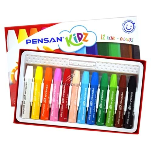 PENSAN KİDZ PASTEL BOYA 12Lİ