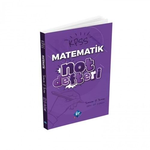 KPSS Matematik El Yazısı Konu Anlatım Defteri