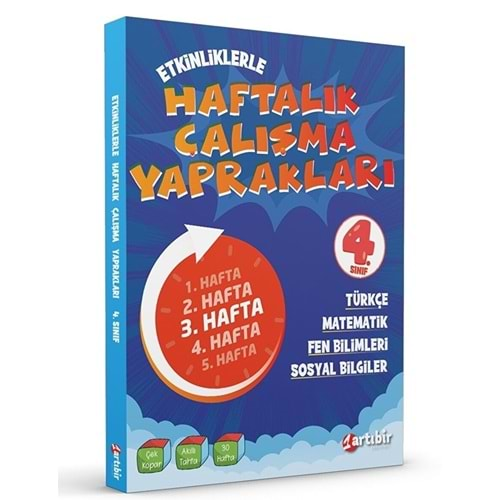 ARTIBİR 4. SINIF HAFTALIK ÇALIŞMA YAPR.