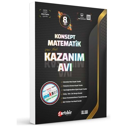 ARTIBİR 8.SINIF KONSEPT MATEMATİK KAZANIM AVI