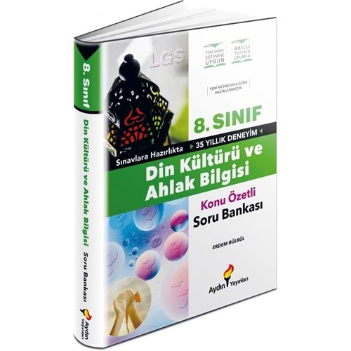 AYDIN 8. Sınıf Din Kültürü ve Ahlak Bilgisi Konu Özetli Soru Bankası