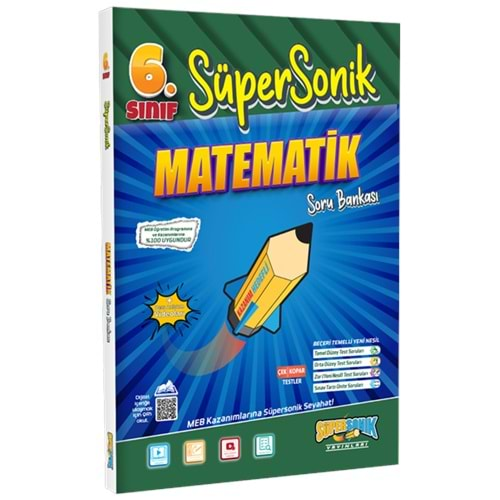 6. Sınıf Süpersonik Matematik Soru Bankası