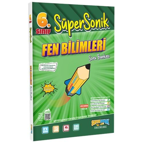 6. Sınıf Süpersonik Fen Bilimleri Soru Bankası