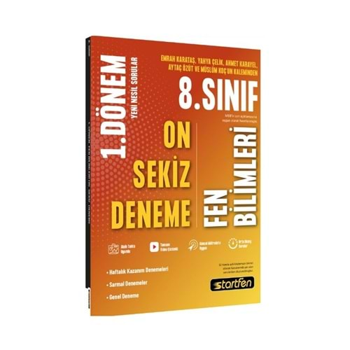 8. SINIF 1. DÖNEM 18Lİ FEN BİLİMLERİ DENEMESİ